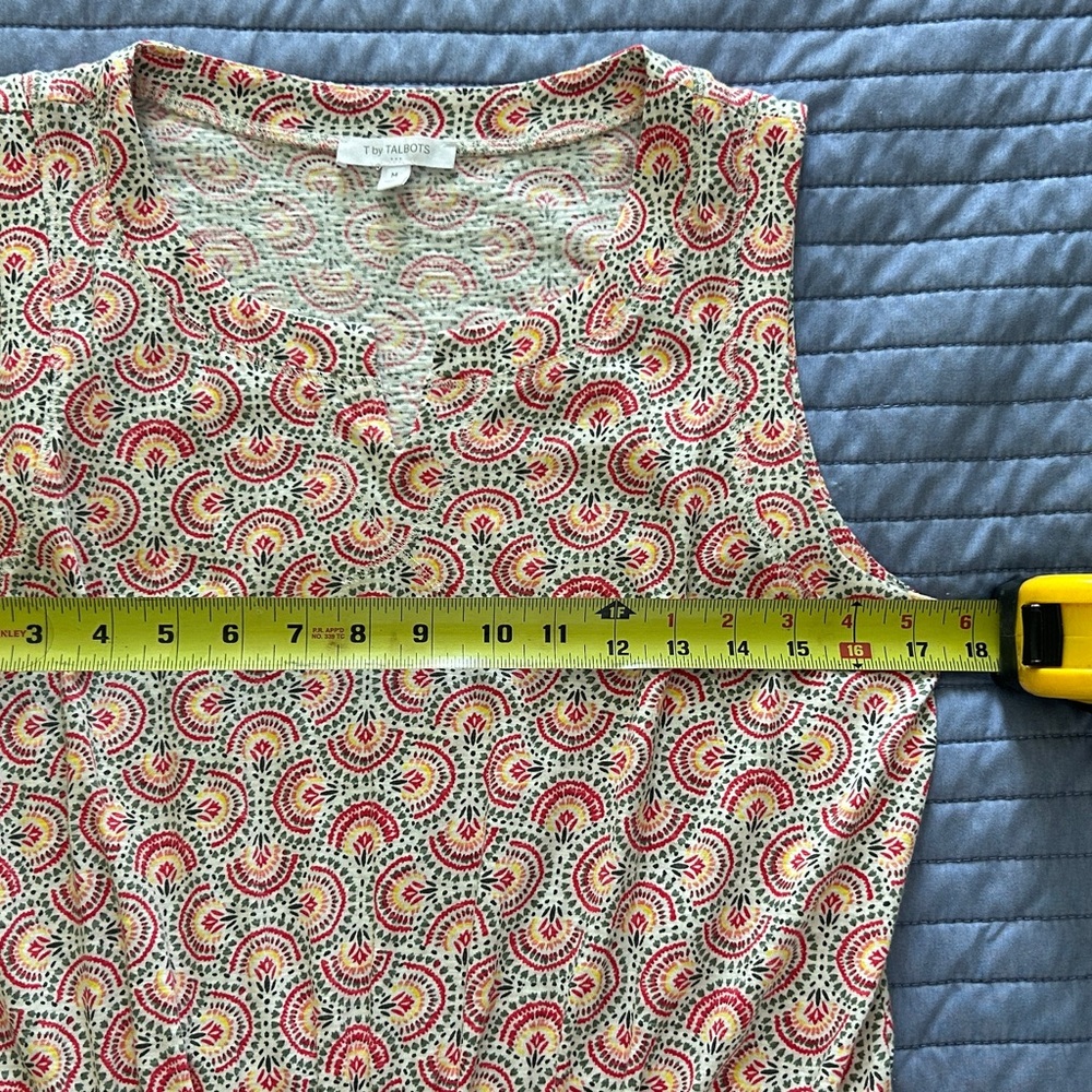 T by Talbots Paisley Easy Breezy Summer Dress - Picture 7 of 7